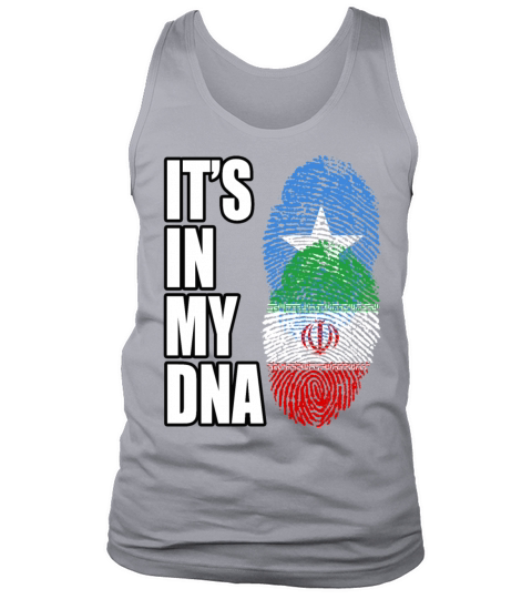 Somali And Iranian Vintage Heritage DNA Flag Tank Top Unisex