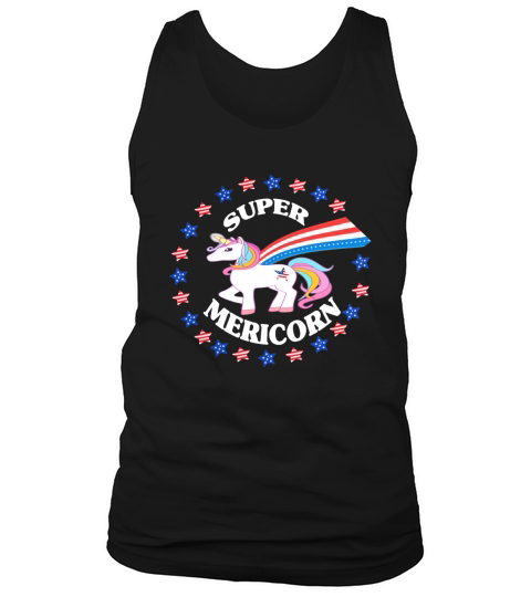 Super Mericorn   American Unicorn   Independence D Tank Top Unisex