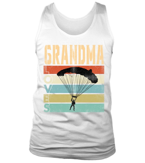 Vintage Grandma Love Skydive Great Grandparents Gift 2020 Tank Top Unisex