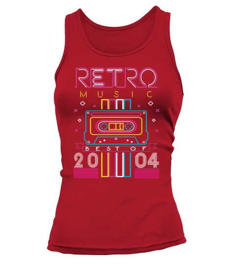 Best Of 2004 Retro Cassette Vintage Birthday Tank top Woman