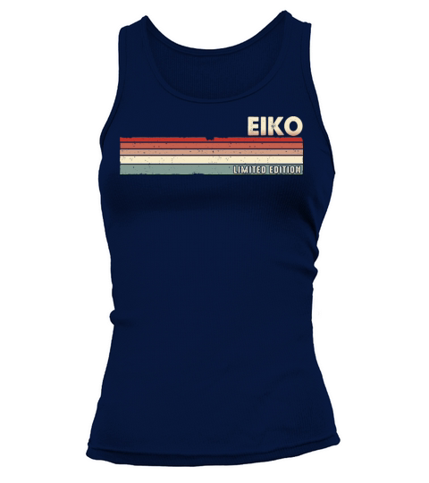 Eiko Funny Retro Vintage Name Surname 80s 90s Tank top Woman