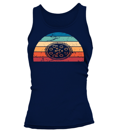 Retro Pizza Sunset Vintage eating Sunrise Tank top Woman