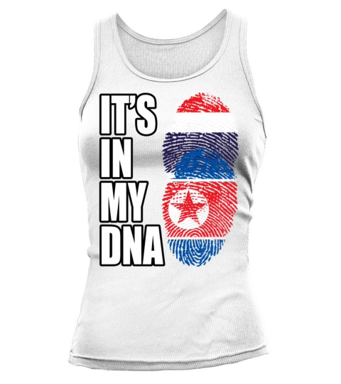 Thai And North Korean Vintage Heritage DNA Flag Tank top Woman