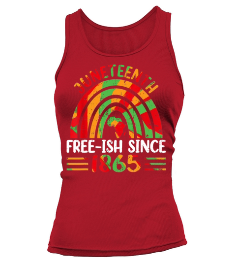Vintage Juneteenth Free-ish Since 1865 Tank top Woman