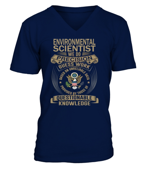 ENVIRONMENTAL SCIENTIST Wedo V-Neck T-shirt