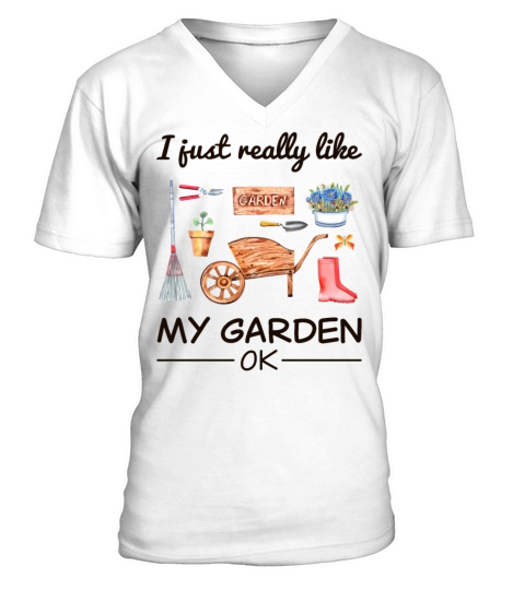 Garden Gardener Hobby Gardener Saying Gift V-Neck T-shirt