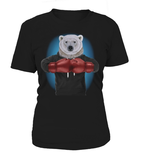 Boxing Polar Bear Martial Arts Fighter Warrior T-Shirt Women's T-Shirt