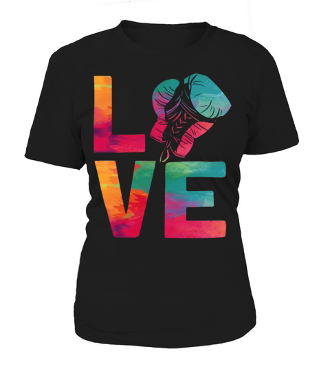 Boxing Watercolor Vintage Love Women's T-Shirt