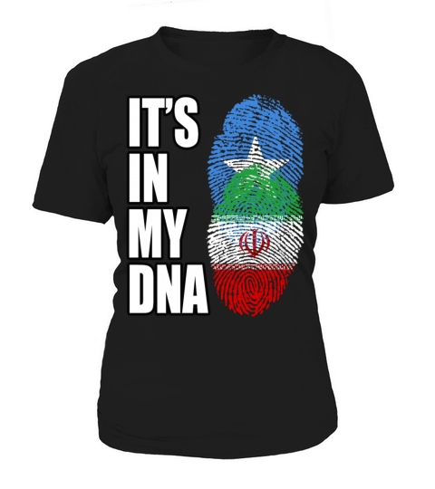 Somali And Iranian Vintage Heritage DNA Flag Women's T-Shirt