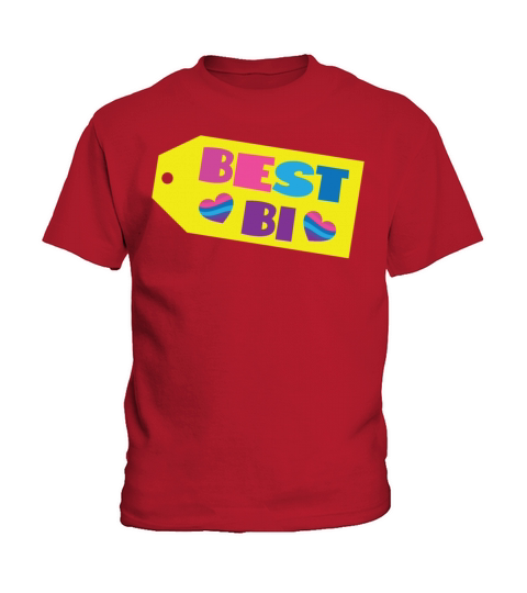 Bisexual Bi Pride Flag Pun Best Bi Kids T-Shirt