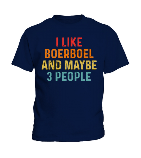 I Like Boerboel And Maybe 3 People Retro Vintage Kids T-Shirt