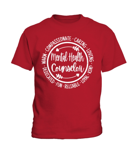 Mental Health Counselor Therapist Helper Vintage Kids T-Shirt