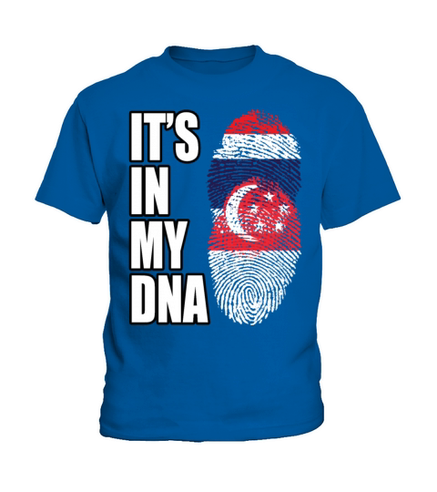 Thai And Singaporean Leonean Vintage Heritage DNA Kids T-Shirt