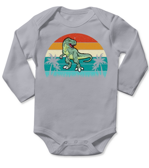 Dinosaur(42) Long Sleeve Baby One-Piece
