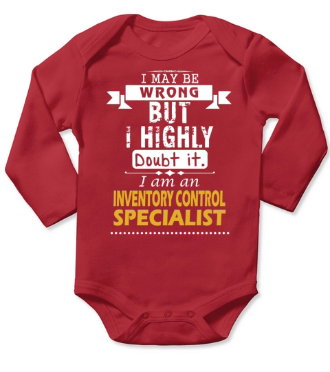 INVENTORY CONTROL SPECIALIST Dout It Long Sleeve Baby One-Piece