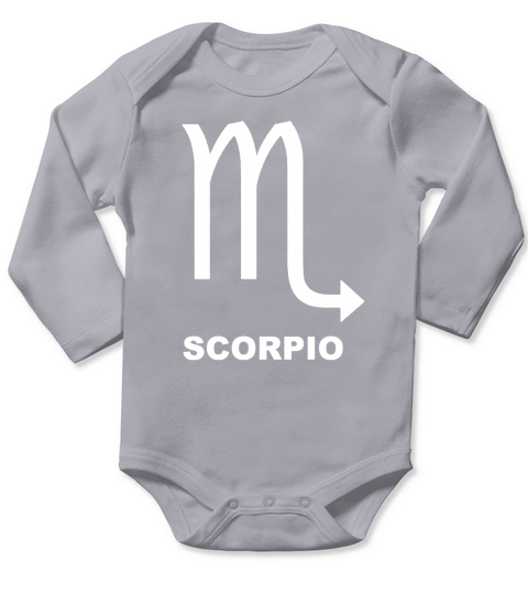 Logo Scorpio Zodiac Long Sleeve Baby One-Piece
