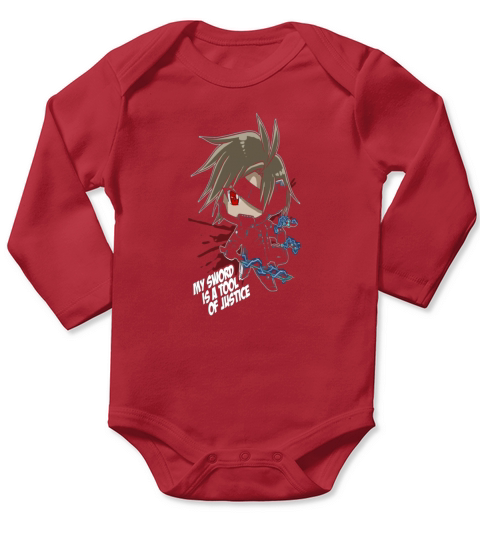 metal gear rising raiden Long Sleeve Baby One-Piece