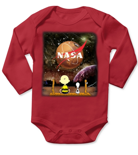 Snoopy Shooting star Long Sleeve Baby One-Piece