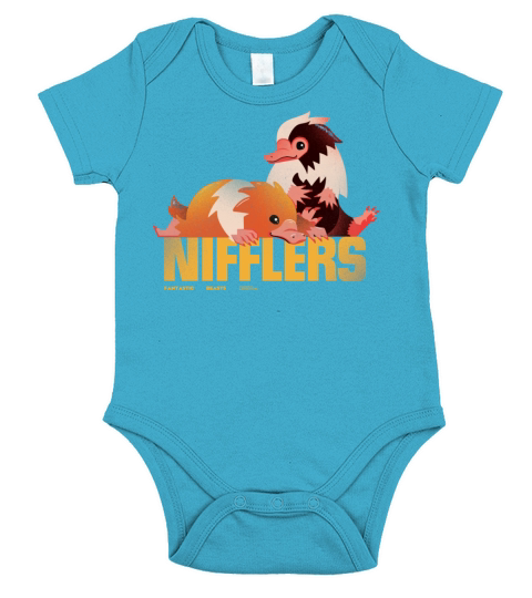 Fantastic Beasts 3 Baby Nifflers Short Sleeve Baby One-Piece