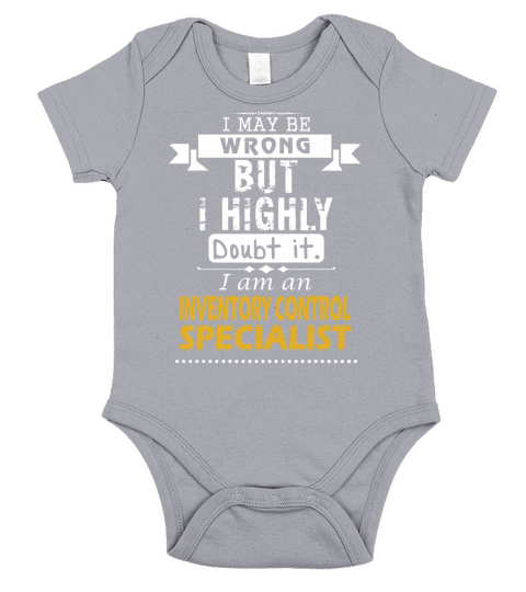 INVENTORY CONTROL SPECIALIST Dout It Short Sleeve Baby One-Piece
