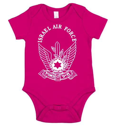 Israel Air Force Vintage Israeli Defense Jewish Short Sleeve Baby One-Piece