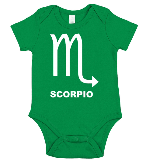 Logo Scorpio Zodiac Short Sleeve Baby One-Piece