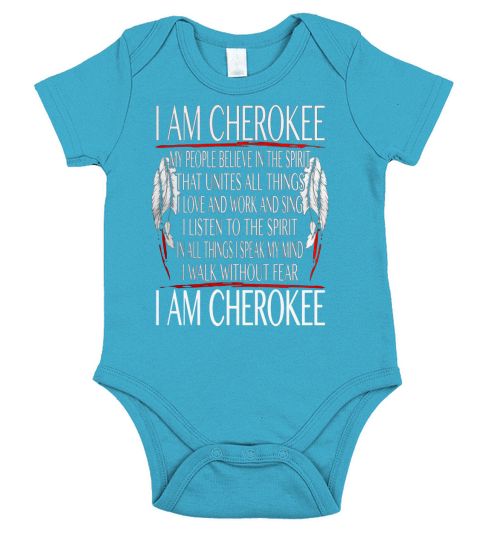 Native Pride  Cherokee Short Sleeve Baby One-Piece