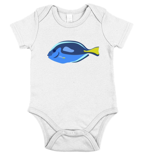 Ocean creatures  04 Short Sleeve Baby One-Piece