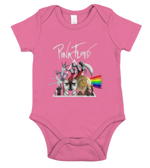 PINK FLOYD Short Sleeve Baby One-Piece