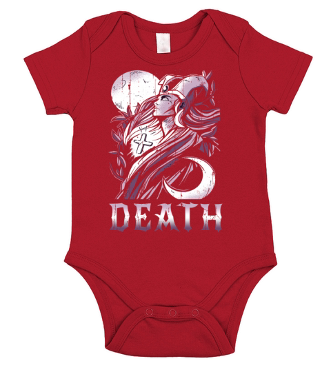 Priestess Tarot Card Occult Club Death Gothic Short Sleeve Baby One-Piece