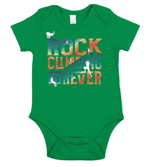 Rock Climbing Forever Short Sleeve Baby One-Piece