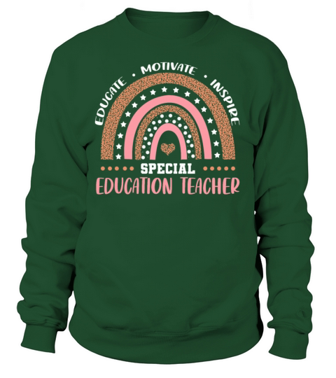Educate Motivate Inspire Special Education Sweatshirt Unisex