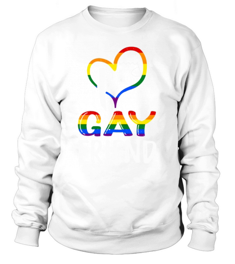 Love Gay Friend Pride LGBT Rainbow Pride Month Sweatshirt Unisex