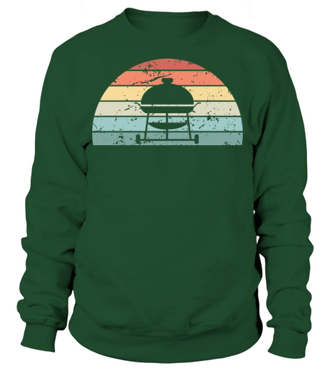 Retro Grilling Sunset Vintage bbq Sunrise Sweatshirt Unisex