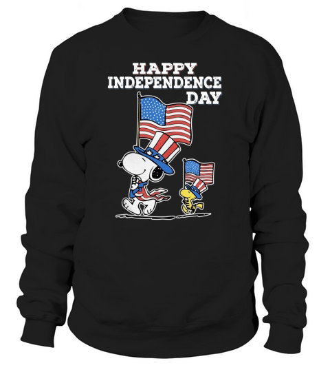 Snoopy Happy independence day Sweatshirt Unisex