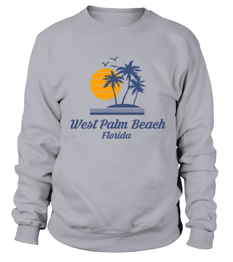 West Palm Beach Florida Summer vacation - Ladies Flowy Tank Sweatshirt Unisex