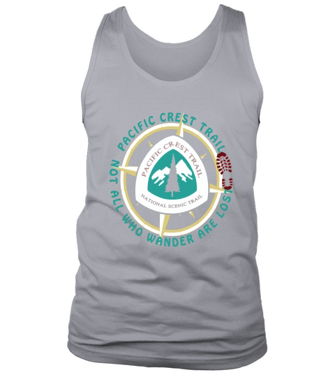 Pacific Crest Trail Hiking Shirt by Ranger Tees Tank Top Unisex