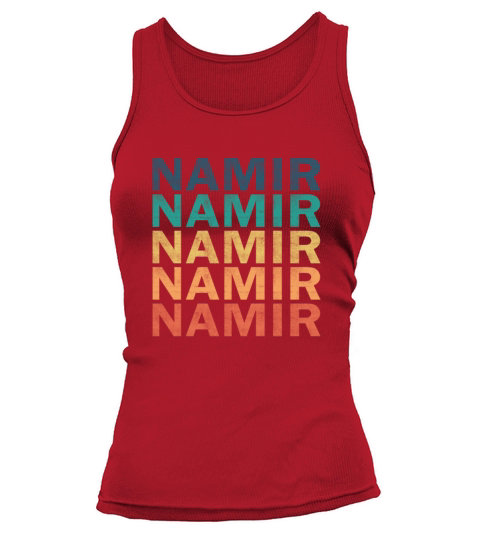 Namir Name T Shirt - Namir Vintage Retro Name Gift Tank top Woman
