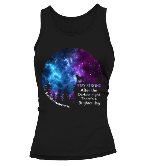 Pug Suicide Awareness After The Darkest Pug Lovers Tank top Woman