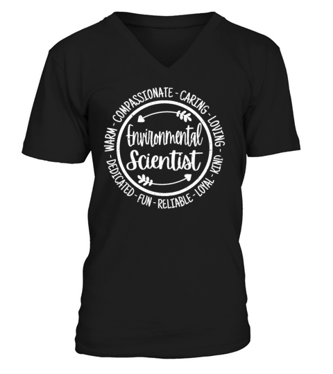 Environmental Scientist Science Researcher V-Neck T-shirt