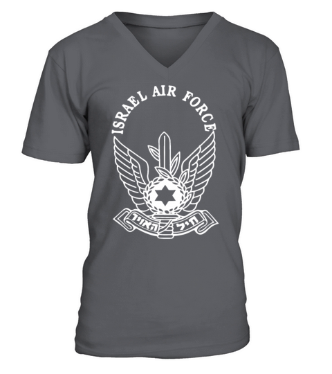 Israel Air Force Vintage Israeli Defense Jewish V-Neck T-shirt