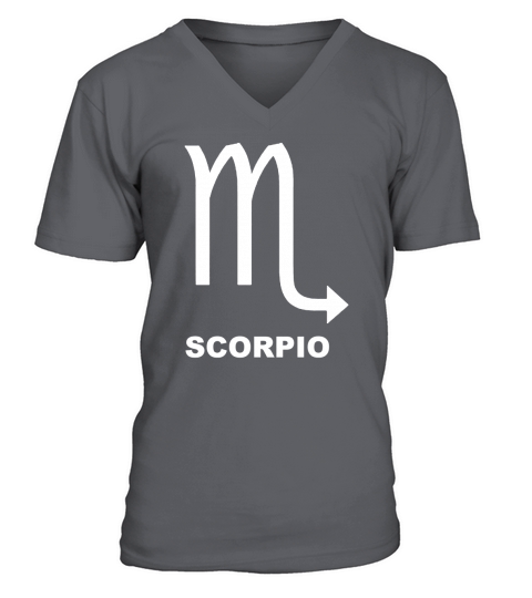 Logo Scorpio Zodiac V-Neck T-shirt