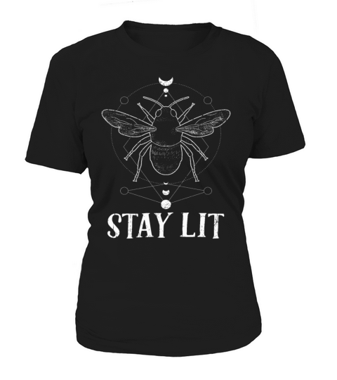 Bee Tarot Card Occult Club Stay Gothic Women's T-Shirt