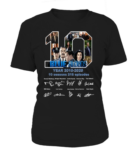 Blue Bloods 10 years anniversary signature shirtn Women's T-Shirt