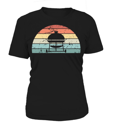 Retro Grilling Sunset Vintage bbq Sunrise Women's T-Shirt