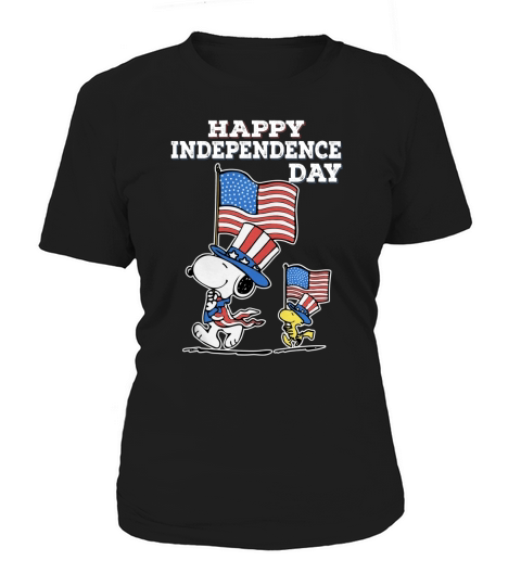 Snoopy Happy independence day Women's T-Shirt