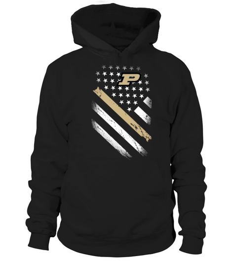 American Purdue Boilermakers Flag Hoodie Unisex