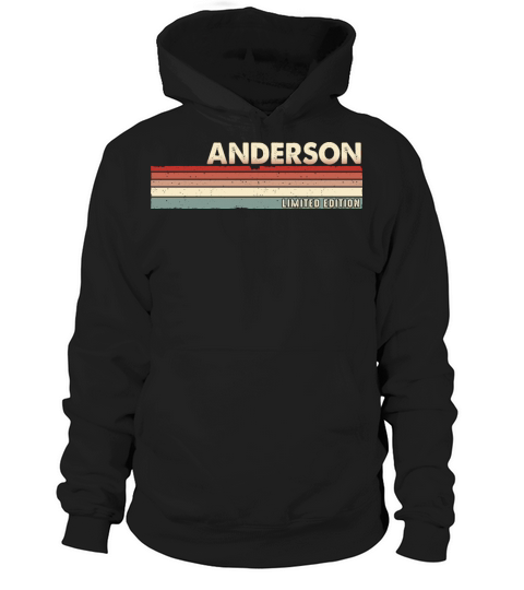 Anderson - Funny Retro Vintage Name 80s 90s Hoodie Unisex
