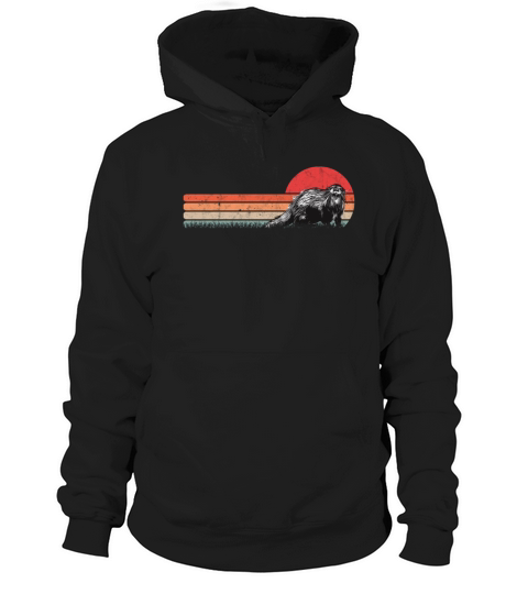 Otter Retro Vintage Sea Hoodie Unisex