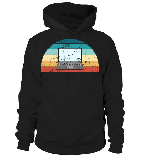 Retro Blogging Sunset Vintage Blogger Sunrise Hoodie Unisex